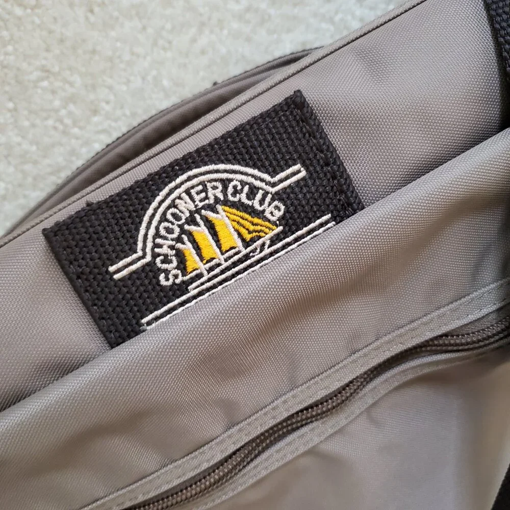 Schooner Club Tan Carry On Foldable Lightweight Garment Bag